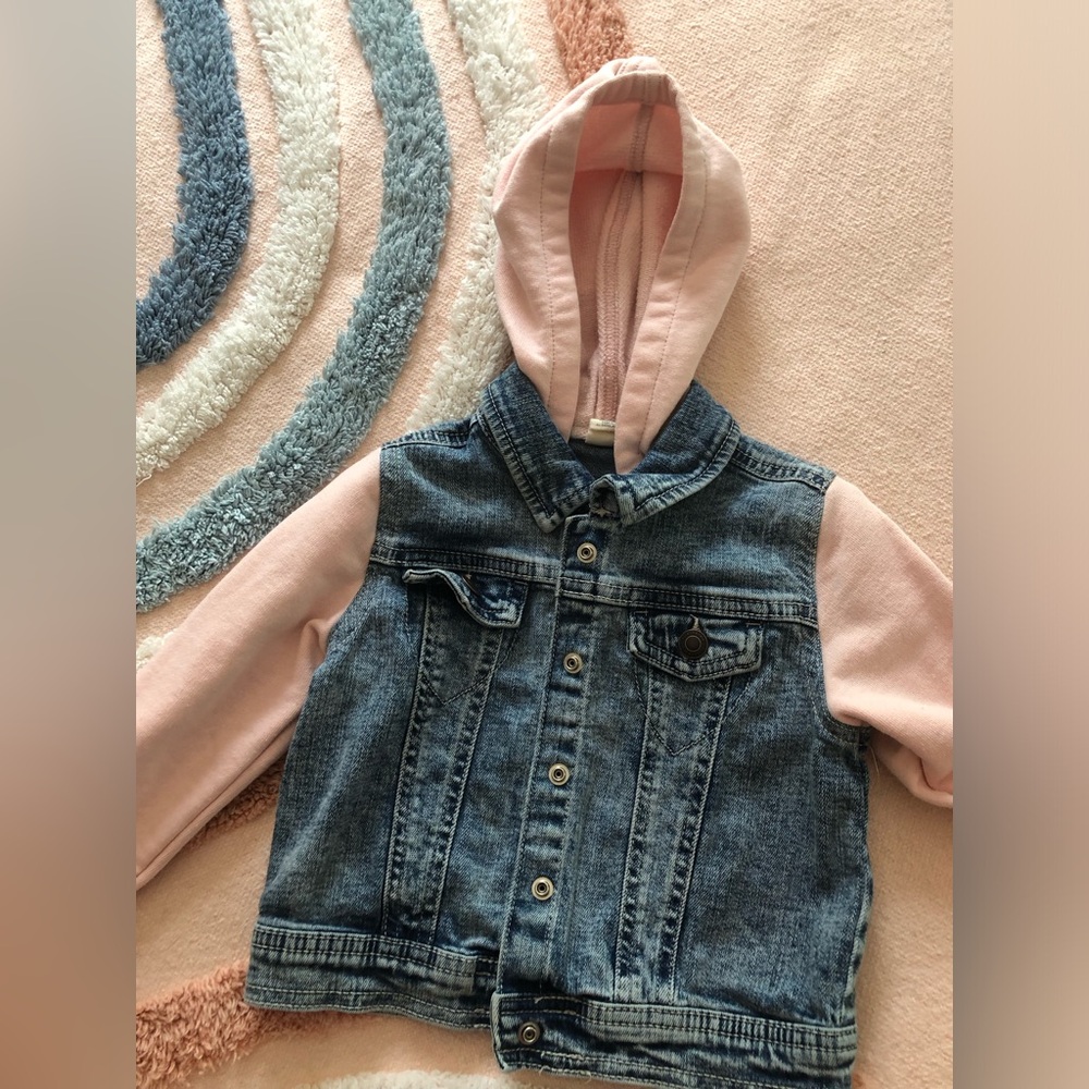 EUC mixed media denim jacket
